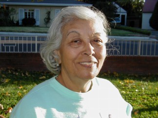 Mom during her Fall 2001 trip
